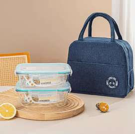 Lock&Lock Set Lunch Box Verre 2 boîtes + Sac Isotherme