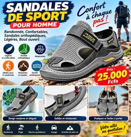 Sandales de sport pour homme, confortables,orthopédiques