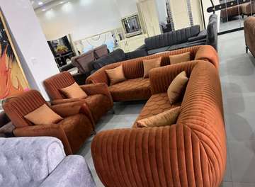 Salon de 7 places en velours