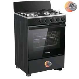 CUISINIERE HISENSE 4FEUX 50X50 A GAZ NOIR HFG50111B