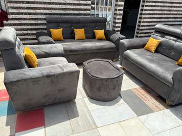 Salon 6 place velour