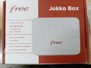 Free Jokko Box 4G+ connexion rapide 32 appareils
