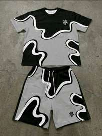 Ensemble Streetwear Wave Bicolore (T-shirt + Short)