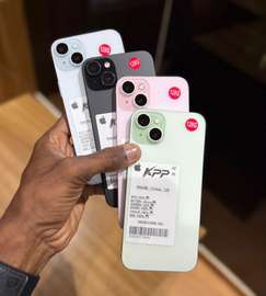 Apple iPhone 15plus 128 Go Vert Rose Noir Blanc