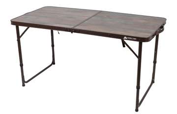 Table pliante hauteur ajustable + 4 tabourets