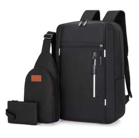 Ensemble sac à dos trois pièces
