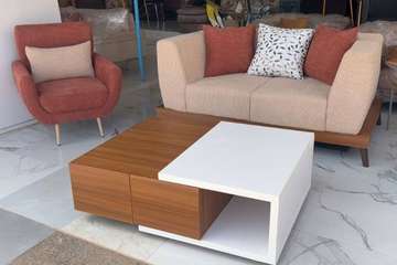 Salon 3 places + table basse