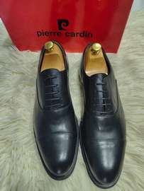 Pierre Cardin chaussures cuir noir classiques habillées