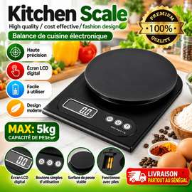 Balance de Cuisine 5 kg avec Écran LCD Digital