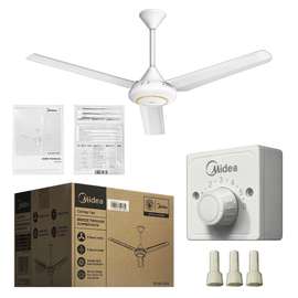 MIDÉA Ventilateur Plafond, 5 Vitesses, 230 M³/Min