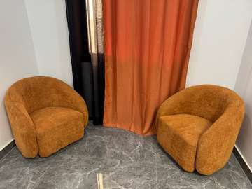 Fauteuils tête à tête premium