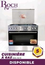 CUISINER ROCH 5 FEUX 90X60 INOX