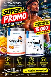 Créatine+ monohydrate 300g en pot