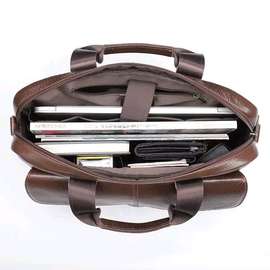 Sac d'ordinateur en Cuir véritable homme