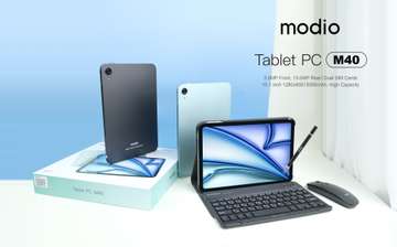 Tablette 1000 go ram 16  Modio M41 avec clavier, Dual Sim
