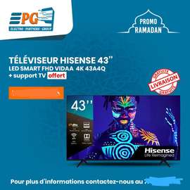 TV Hisense VIDAA 43" 4K UHD Smart TV LED