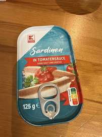 K-Classic Sardines 125g sauce tomate sans arêtes
