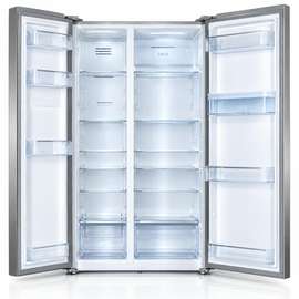 REFRIGERATEUR ROCH SIDE BY SIDE 2PORTES AVEC FONTAINE GRIS