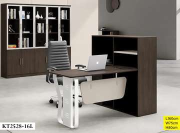 BUREAU DIRECTION EXÉCUTIF AVEC COMPTOIR/RANGEMENT LATÉRAL