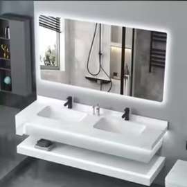 Meuble salle de bain  LED avec rangements