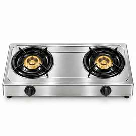 PLAQUE SILTAL 2FEUX A GAZ INOX S2B