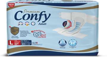 Premium Confy couches adultes Large pack 30 anti-irritation