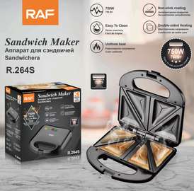 RAF R.264S appareil sandwich 750W revêtement antiadhésif
