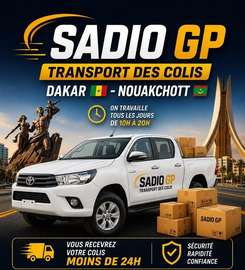 Sadio GP transport colis Dakar Nouakchott express