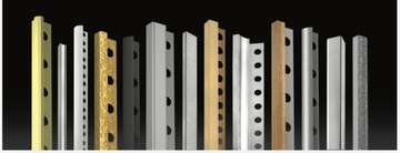 Profilés finition aluminium anodisés pour angles