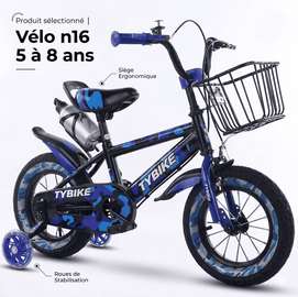 Vélo Enfant 16 Pouces (5 à 8 ans)