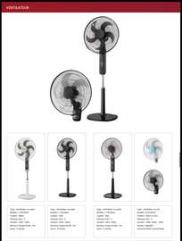 Ventilateur sur pied noir silencieux 3 vitesses télécommande