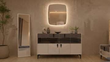 CHAMBRE A COUCHER AMOIRE 8BATTANTS 7PIECES VIP NOVA BEIGE