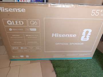 smart hisense qled 55" 4k full options