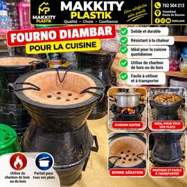 Makktity Plastik Fourno Diambar charbon cuisson rapide