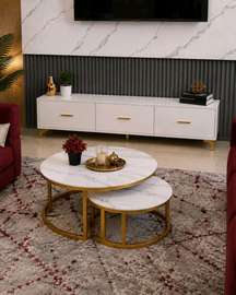 Ensemble table TV et table basse