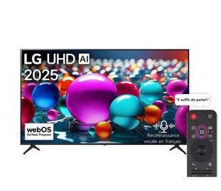 TELEVISEUR LG 55" SMART 4K + INTELLIGENCE ARTIFICIELLE