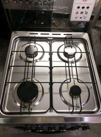 CUISINIERE TECNOLUX 4FEUX 50X55 INOX TEC50CS