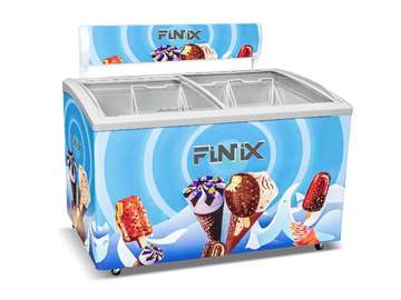 CONGELATEUR HORIZONTAL VITRINE 500L FINIX