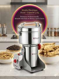 Moulin Broyeur Électrique 3kg Qualité Professionnelle