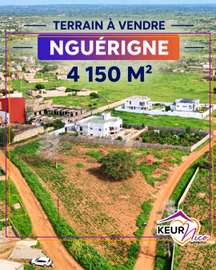 Terrain à vendre à Nguerigne