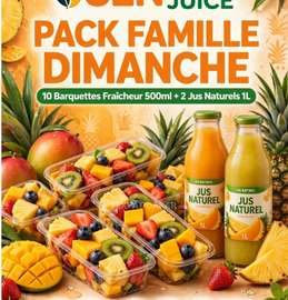 fruits frais découpés Sen Fruit Juice