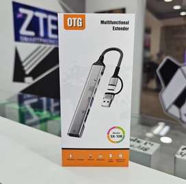 Hub USB multifonctionnel SX-108, Adaptateur OTG (Type-C)