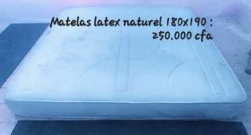 Matelas 100 % latex naturel 180x190