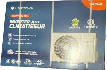 CLIMATISEUR INVERTER LIGHTWAVE 18000 BTU LW INV 2CV 18K
