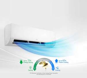 SPLIT 9000BTU LG DUAL INVERTER S4Q09WA5QAL