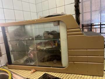 Réfrigérateur Vitrine pâtissière portes coulissantes