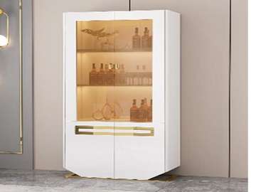 VAISSELIER REF 90956 BLANC /GOD 900X400X1900