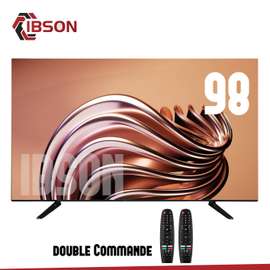 TELEVISEUR IBSON 98'' SMART ANDOIRD + 2 TELECOMMANDES