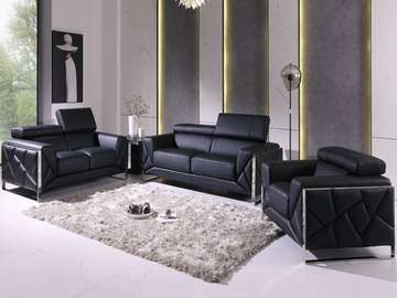 SALON CUIR 6 PLACES S-903
