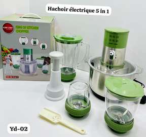 Hobby Lobby Yd-02 hachoir électrique 5 en 1 vert